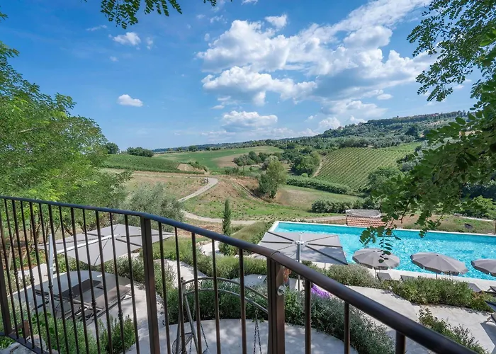 Belmonte Spereto, Pool, Nature, View, Montaione, Toscana * Montaione